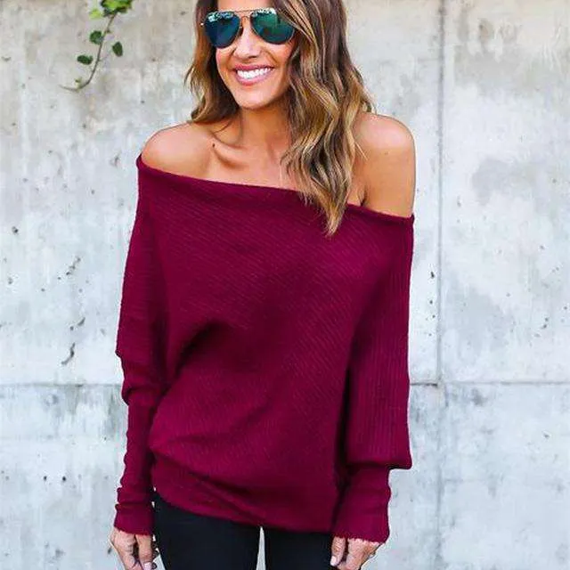 Asymmetrical Sexy Sweater