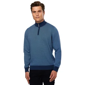 Benetti Half Zip Knit | Barrow Smoke