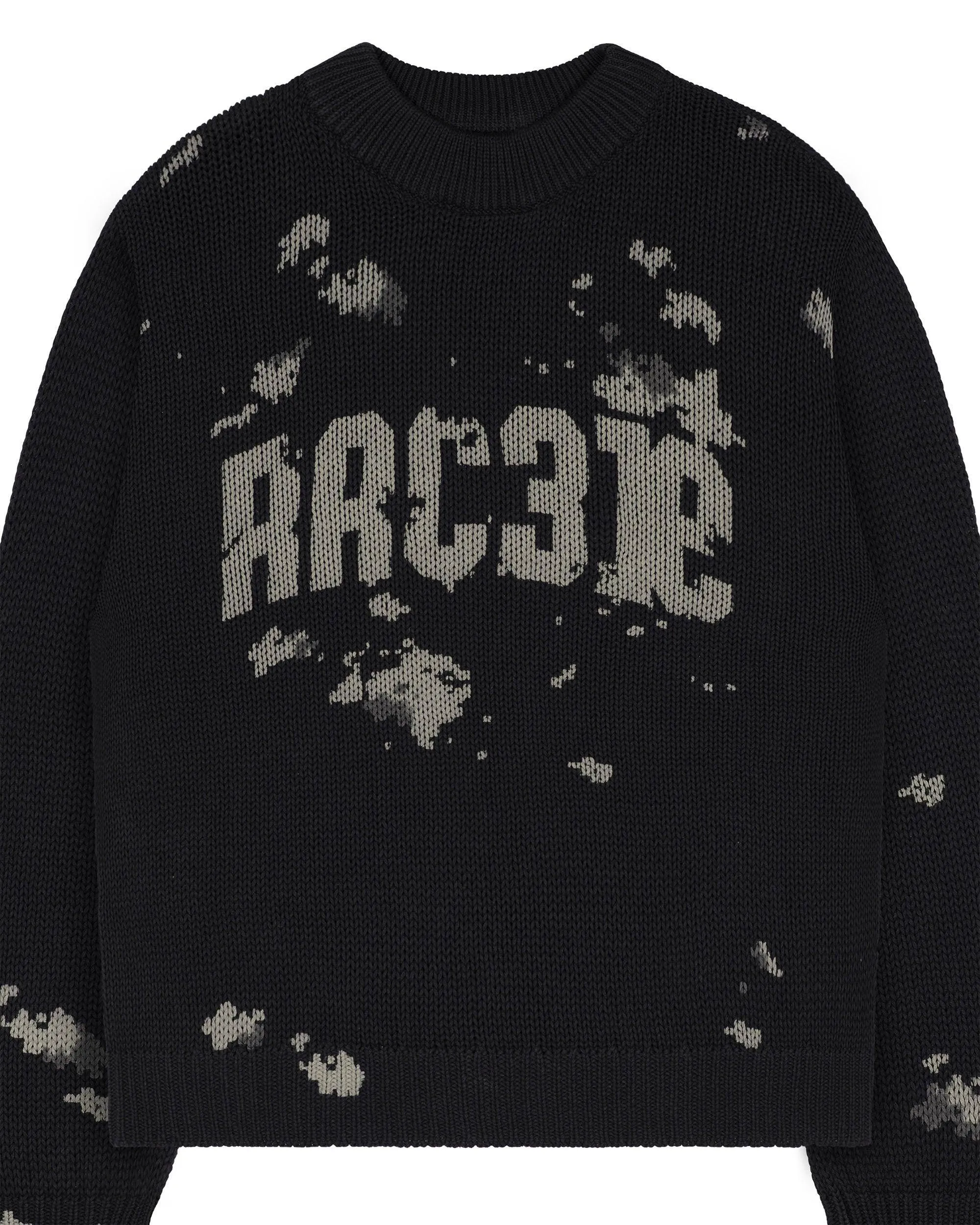 Black Army Knit Sweater