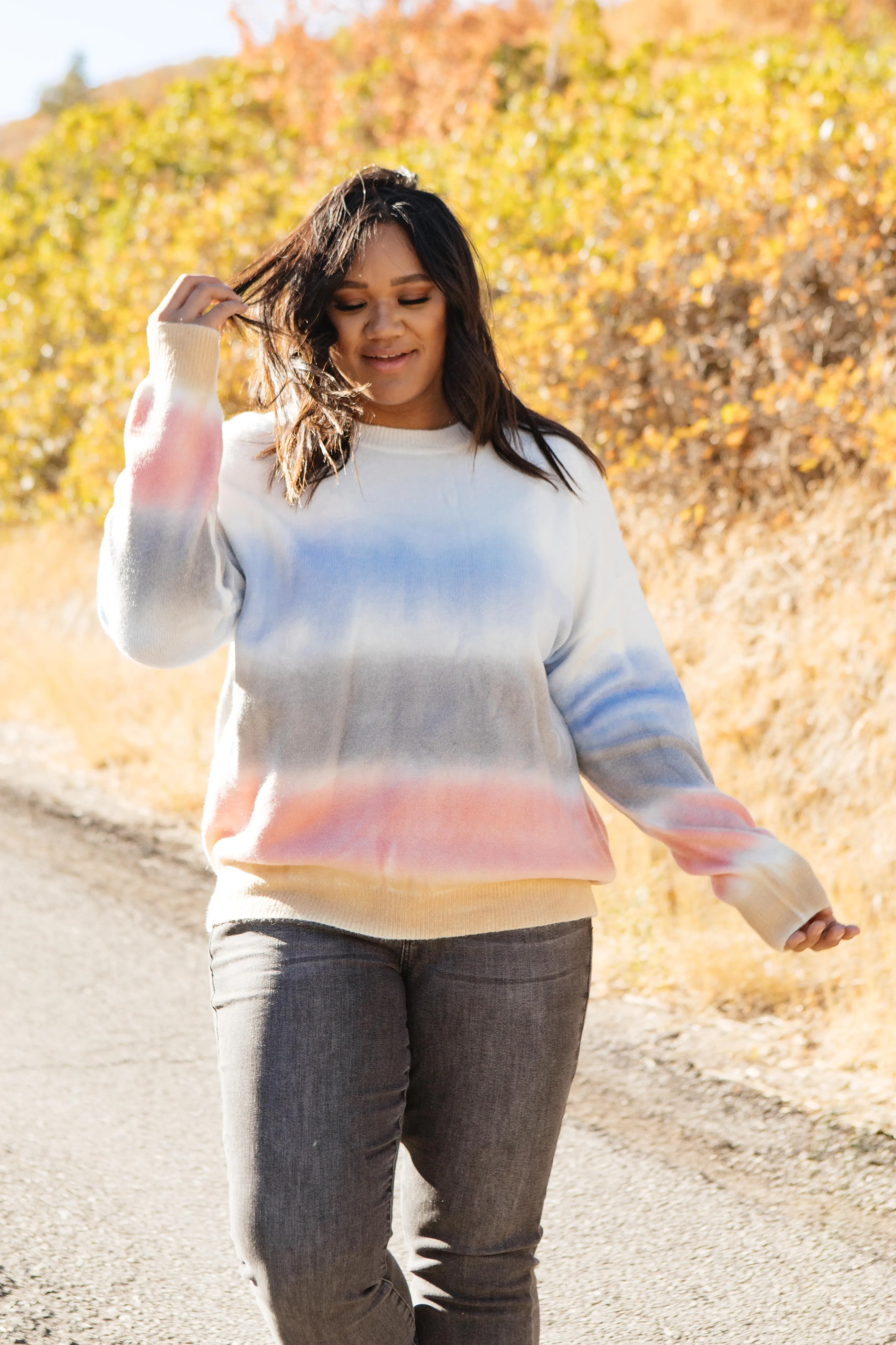 Blurred Lines Sweater - On Hand