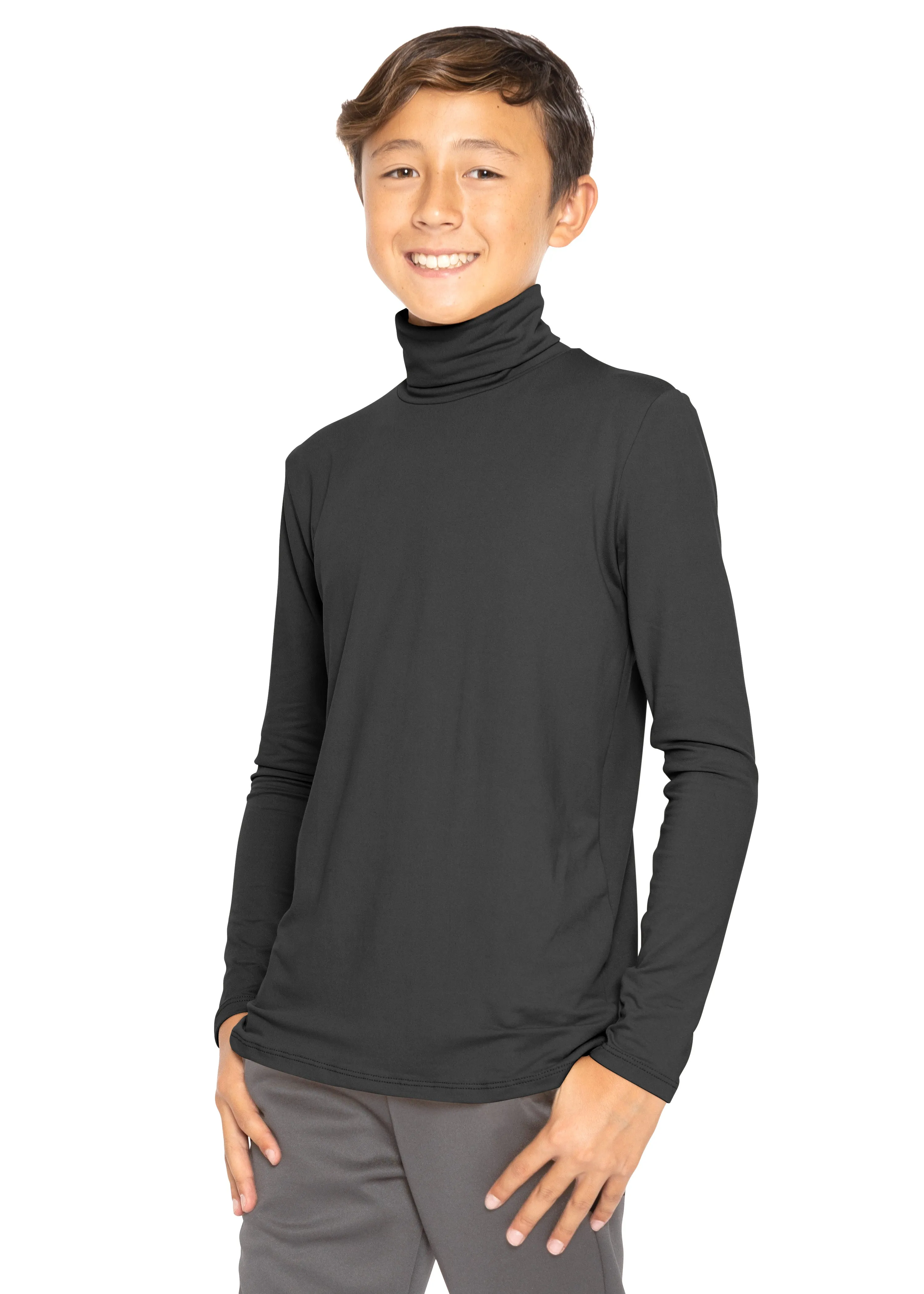 Boy's Oh So Soft Long Sleeve Turtleneck