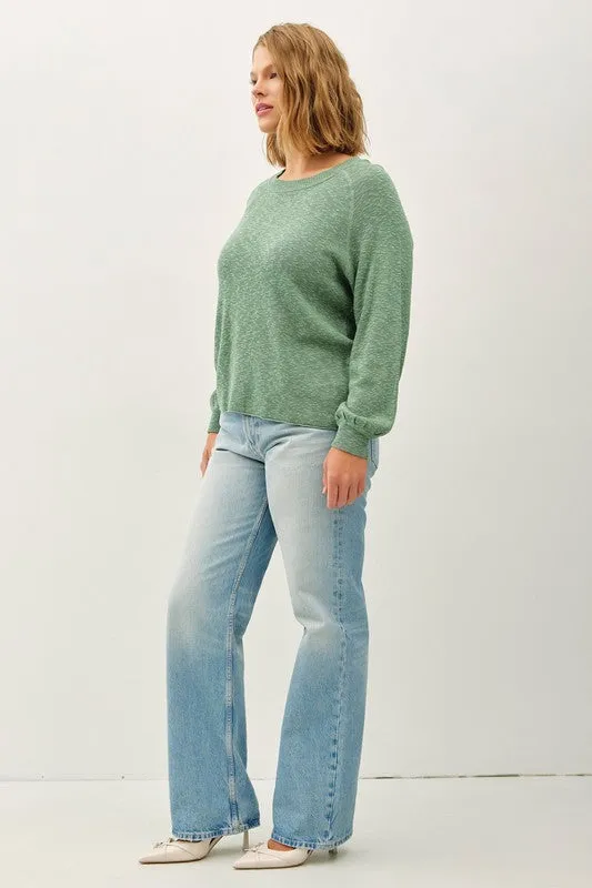 Brandi Slub Yarn Sweater (Plus)