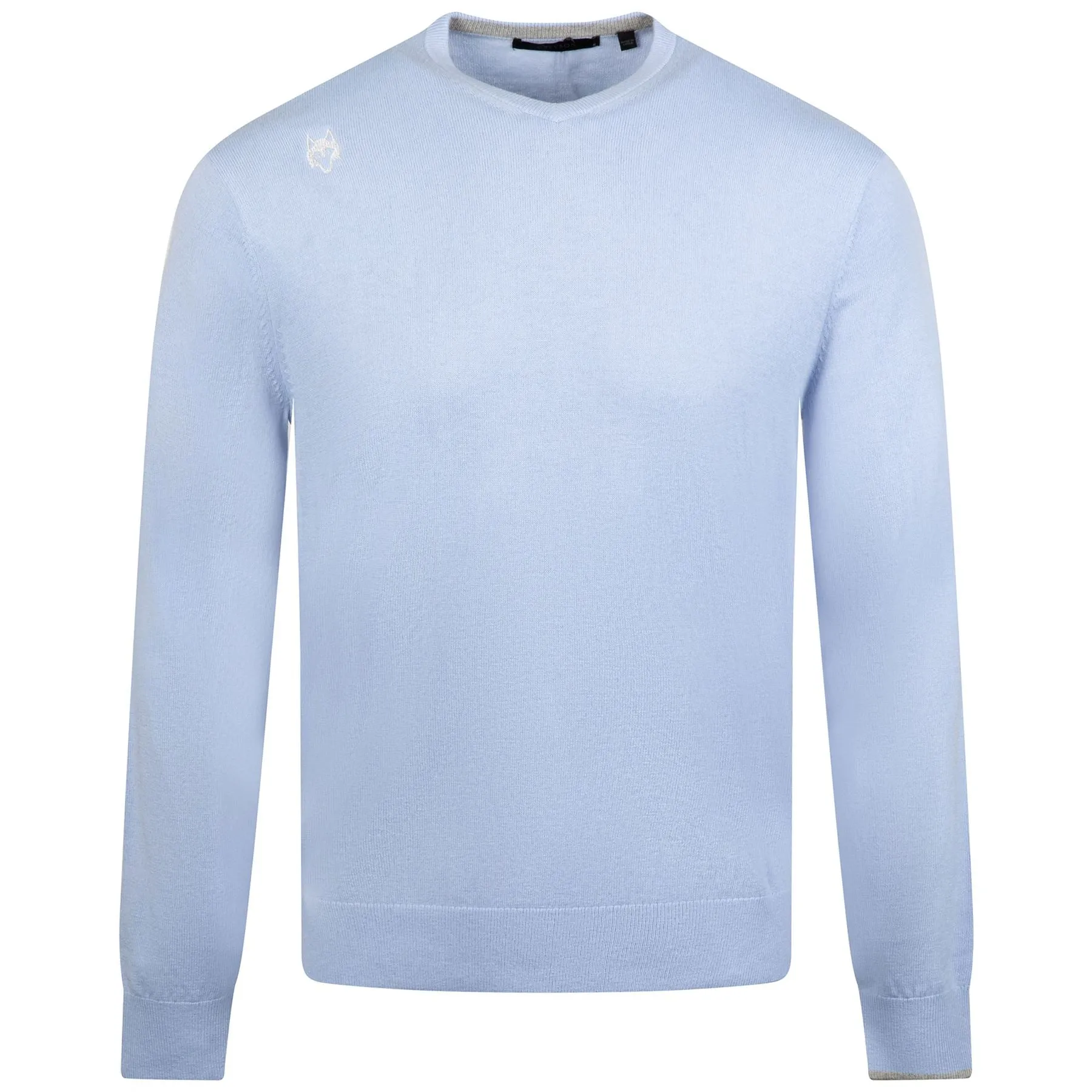 Cheyenne V Neck Sweater Heron - AW23