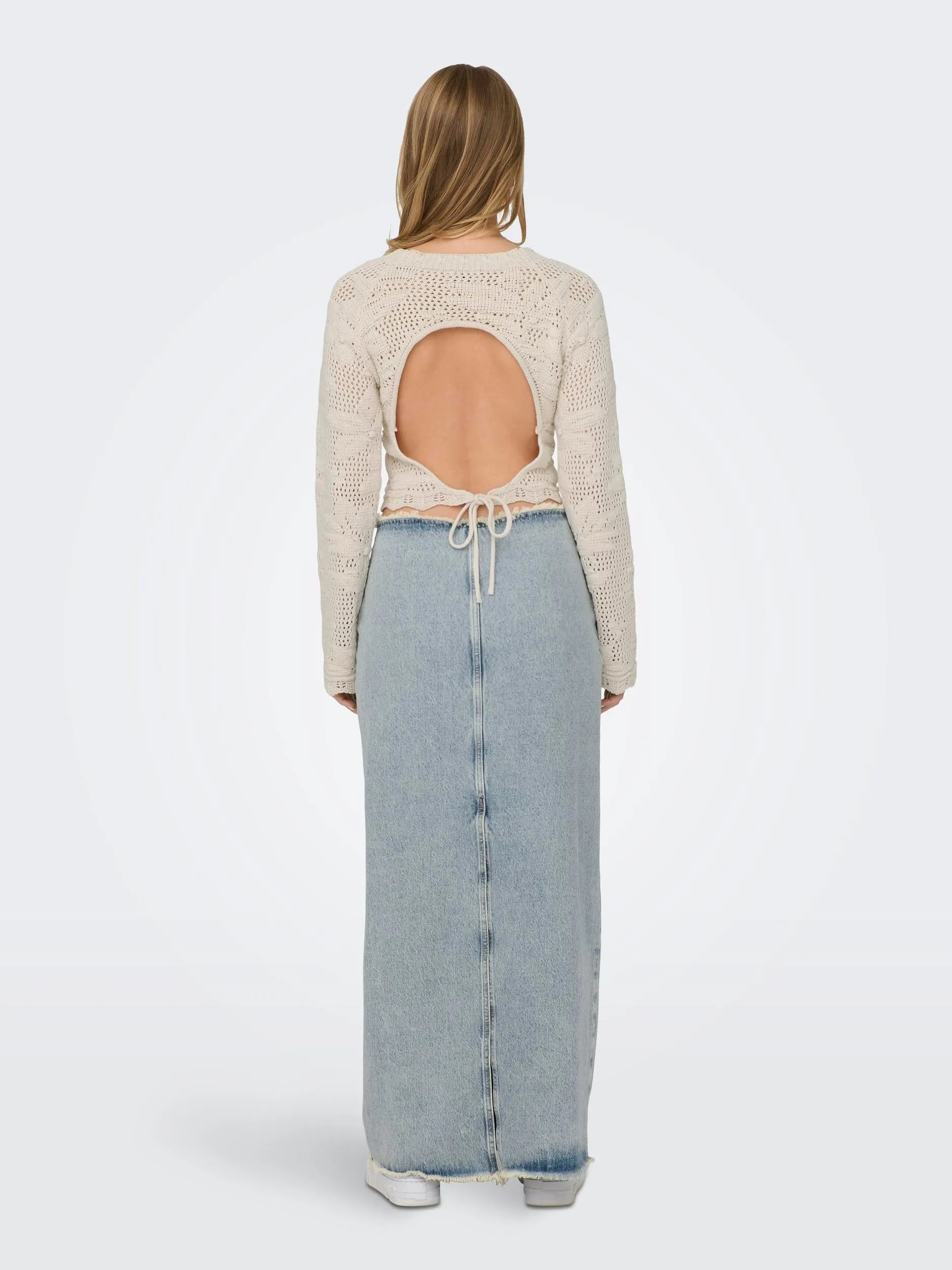 Cille Life Open Back Sweater