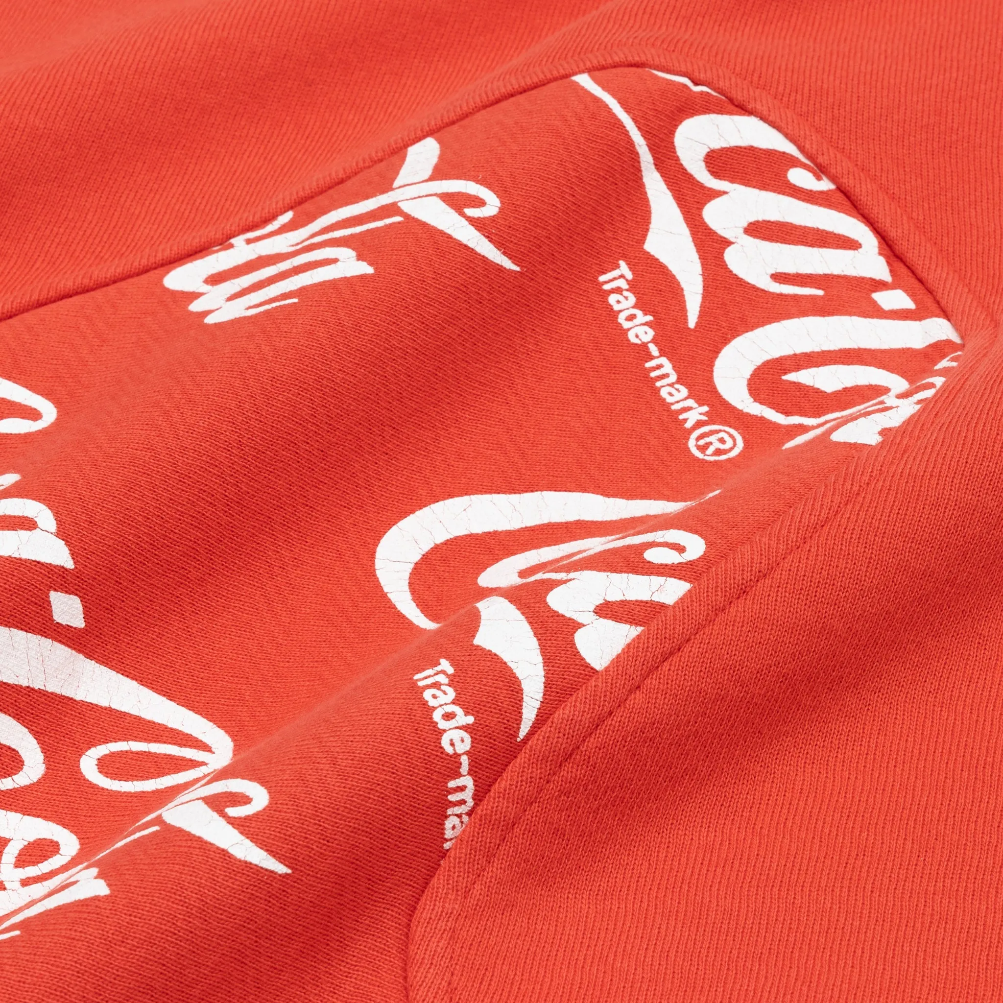 COCA COLA SWIRL KNIT HOODIE