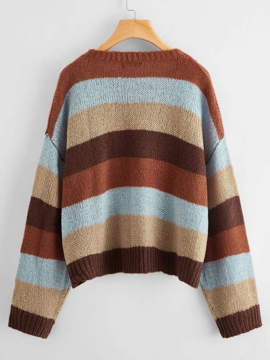 Color Block Sweater