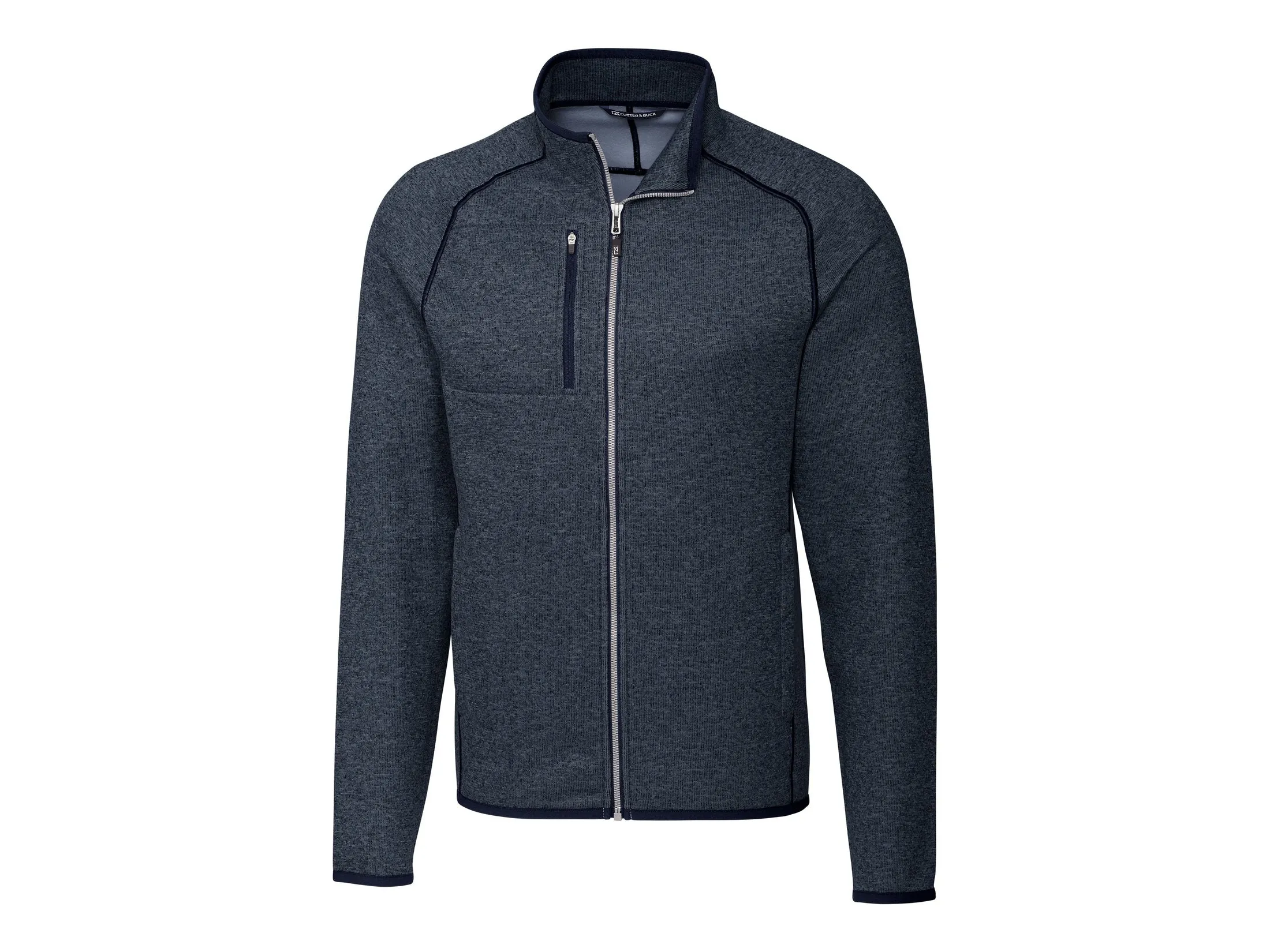 Cutter & Buck Mainsail Sweater-Knit Mens Full Zip Jacket