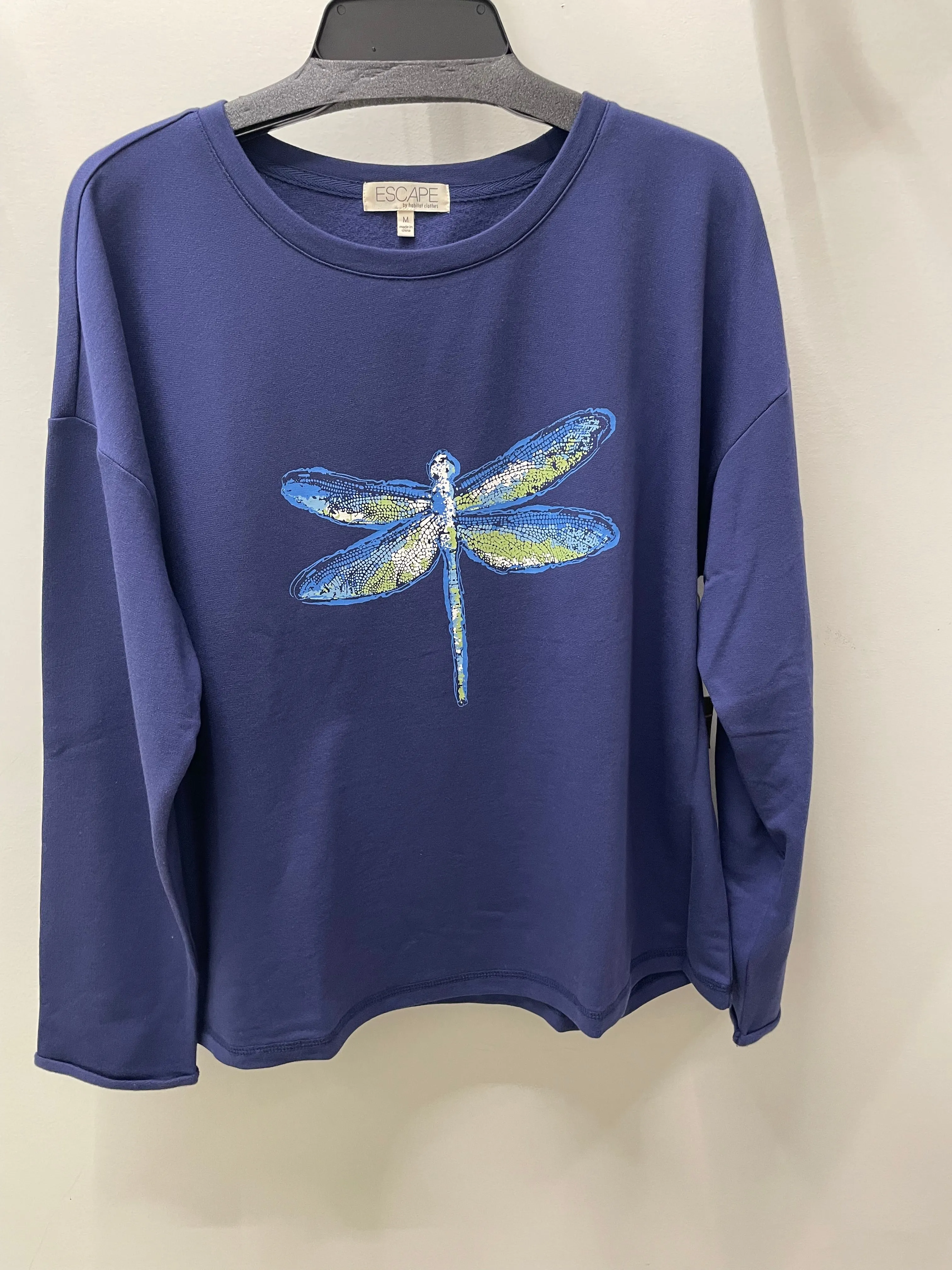 Destination Dragonfly Pullover in Navy by Escape