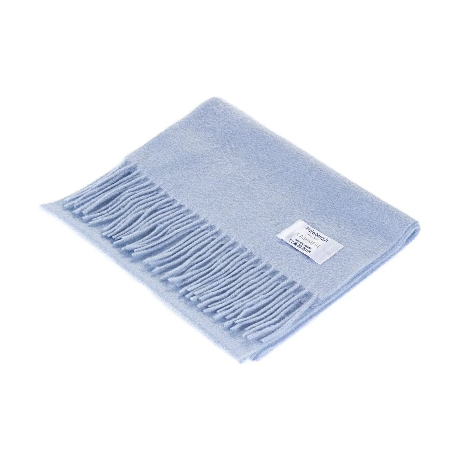 Edinburgh Cashmere Scarf  Baby Blue