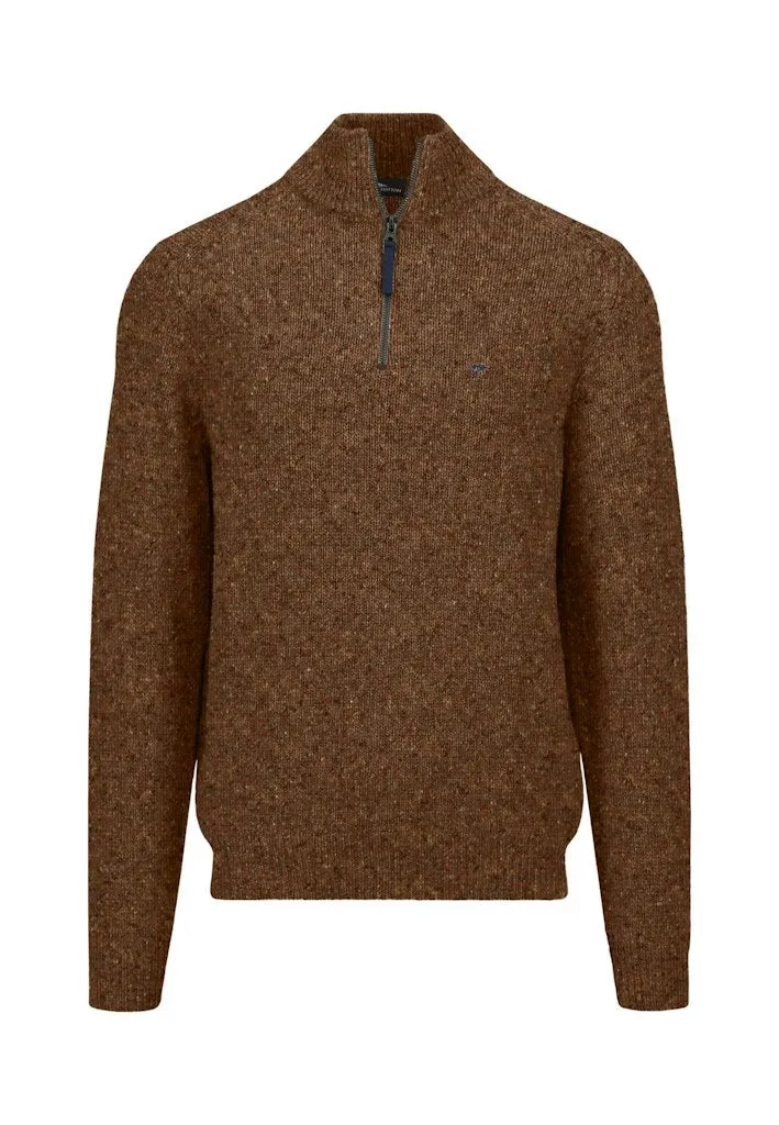 Fynch Hatton - Half Zip Jumper, Flame