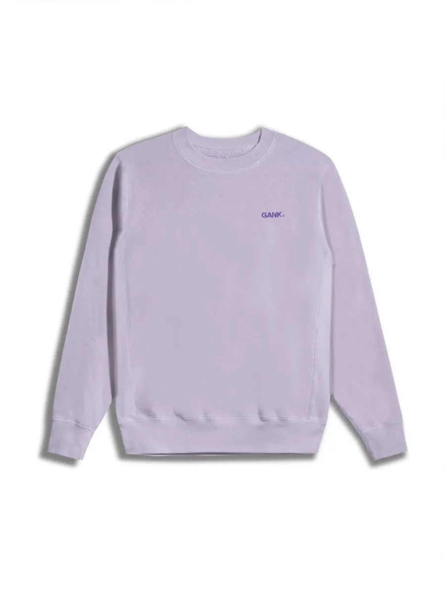 Gank Embroidered Crewneck (Lavender)