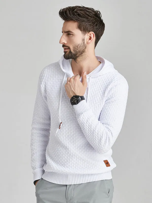 Hooded Pullover Knitwear Sports Casual Men's Sweater