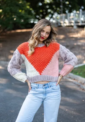 Hyams Handmade Jumper |  Orange