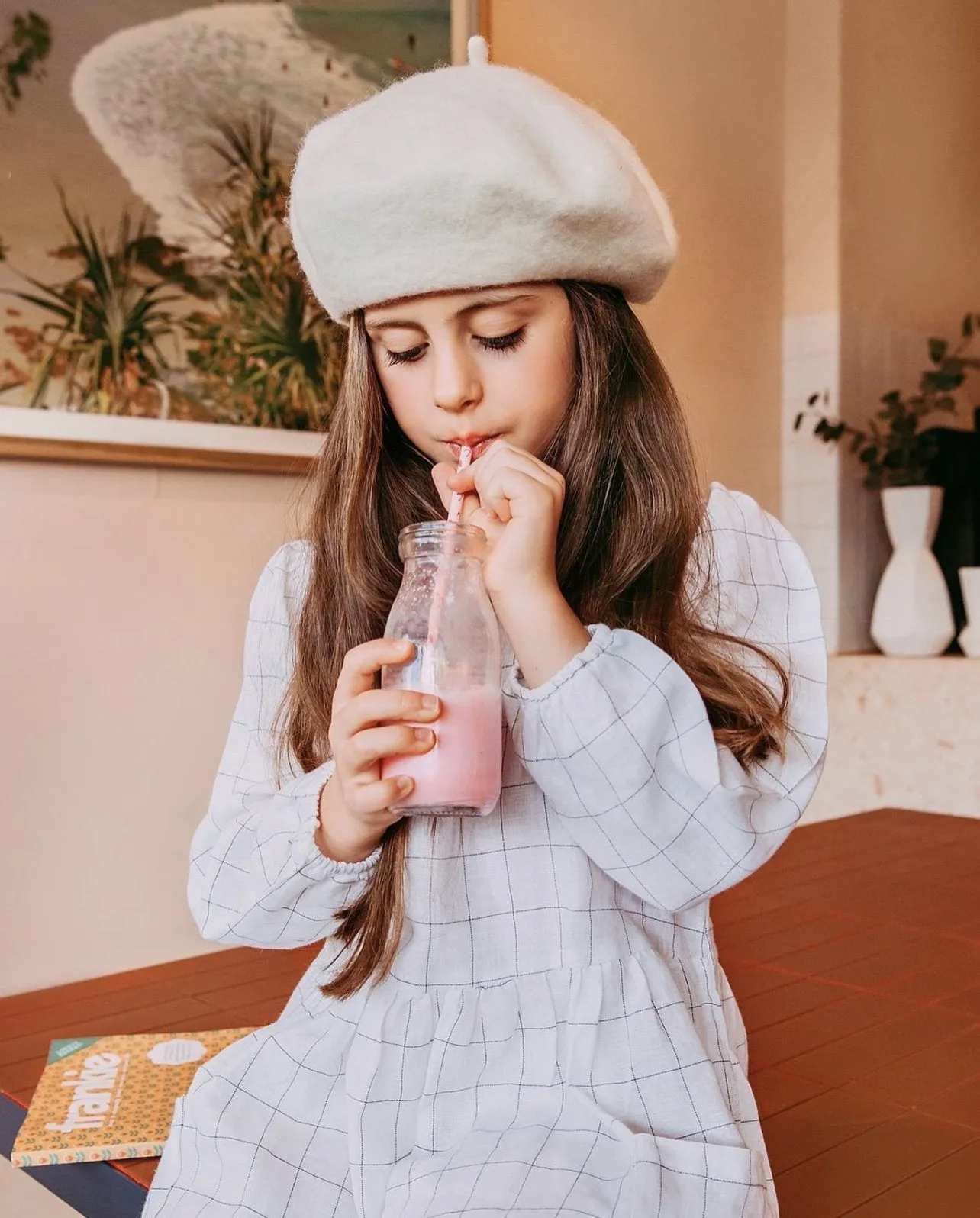 Ivy Wool Beret Cream