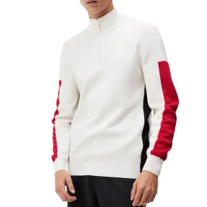 J.Lindeberg Clide Knitted Golf Sweater - White