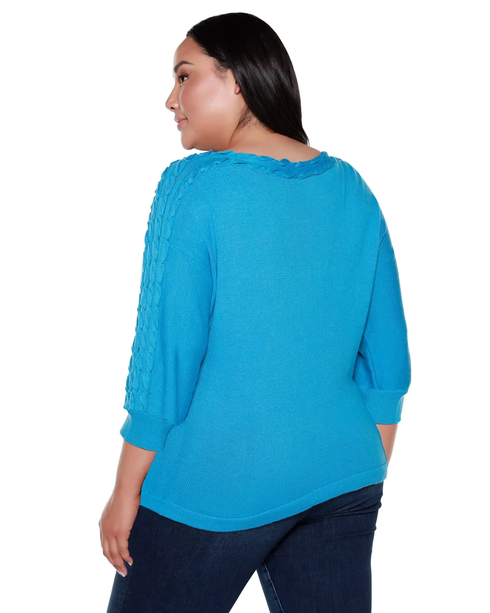 Kehlani Boat Neck Sweater | Marina Blue