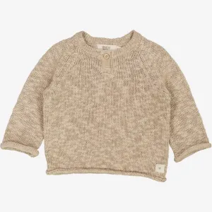 Knit Pullover Kaj | Baby - warm stone