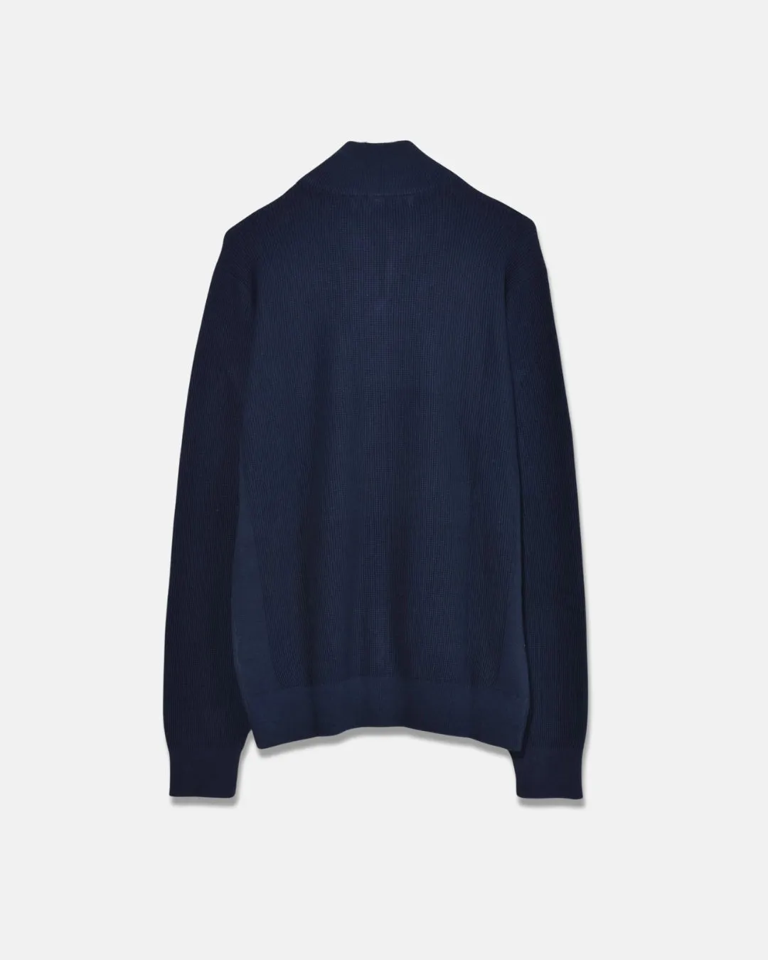 Knitted Fullzip Jacket - Navy