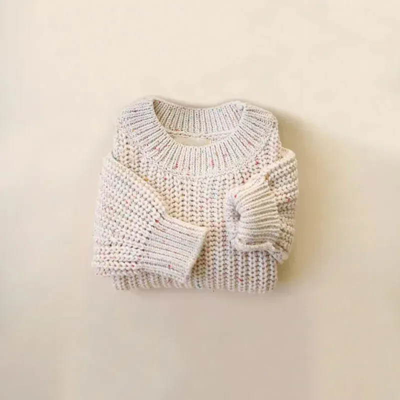 Knitted Oversized Crew Neck Jumper