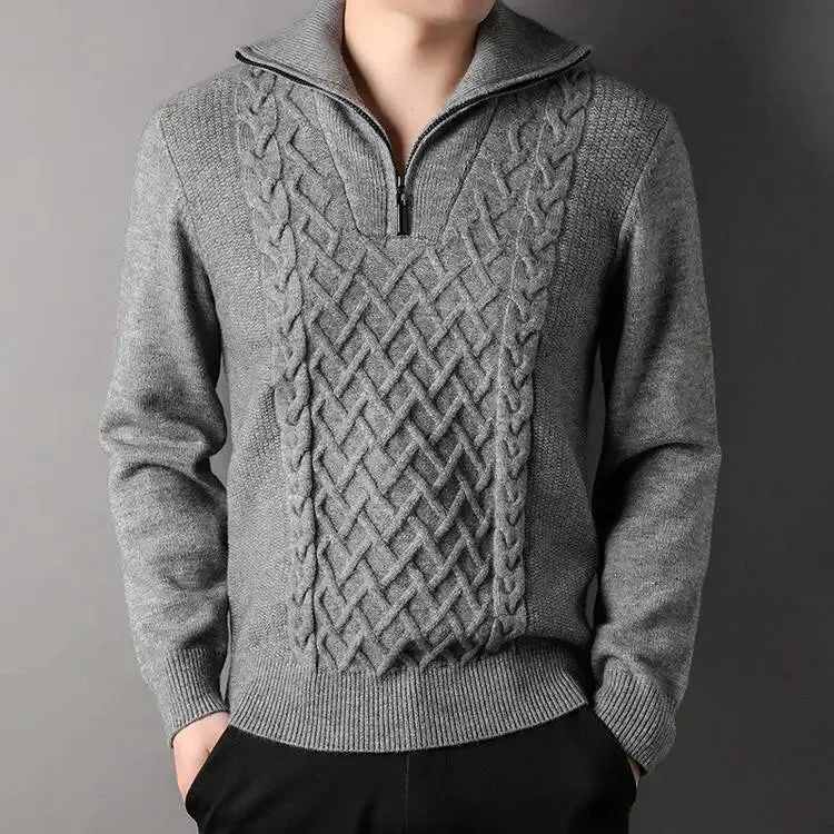 Knitwear Loose Fashionable Outerwear Men Coat Sweater