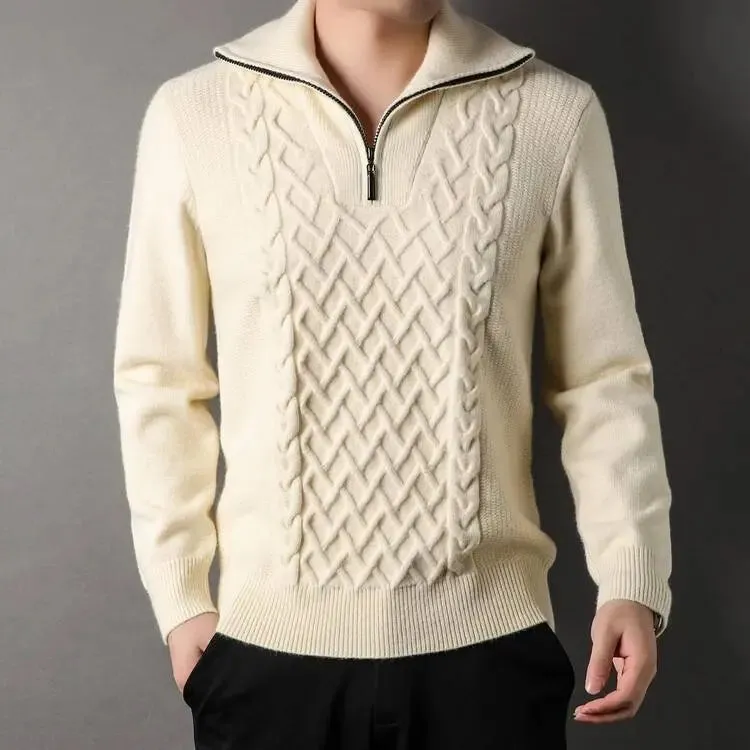 Knitwear Loose Fashionable Outerwear Men Coat Sweater