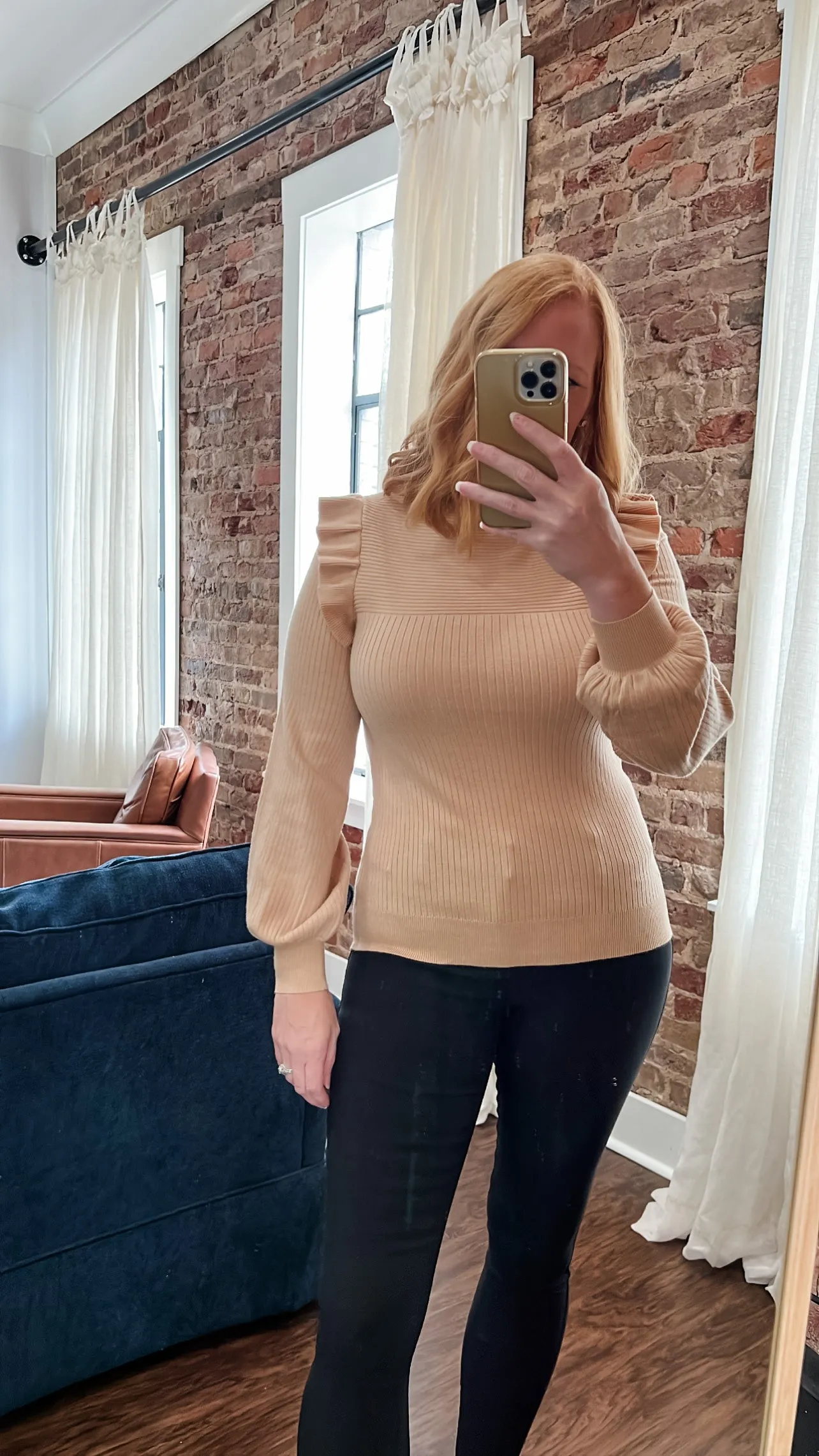 Leveling Up Turtleneck Sweater - Sand