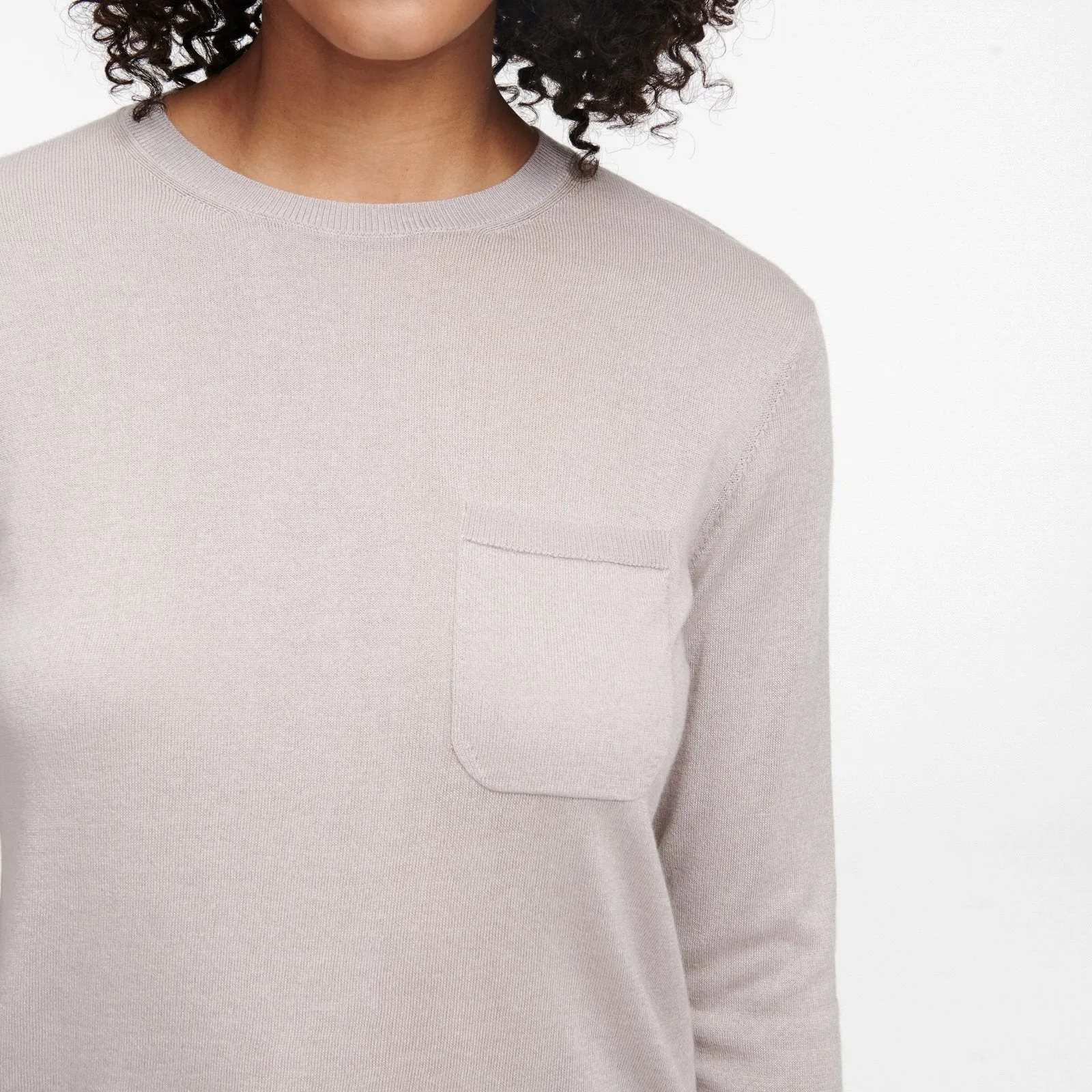 Lightweight Crewneck with Pocket