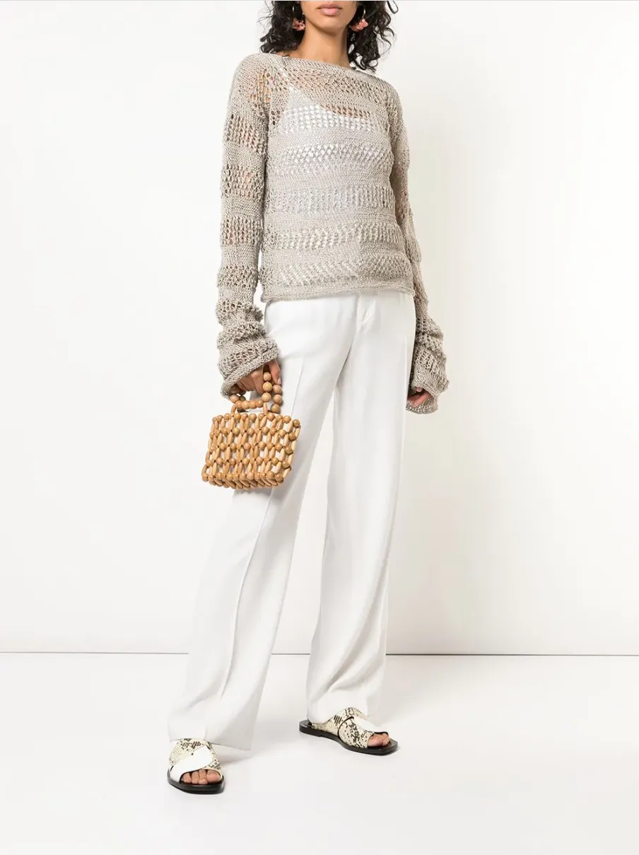 Loose Knit Linen Sweater