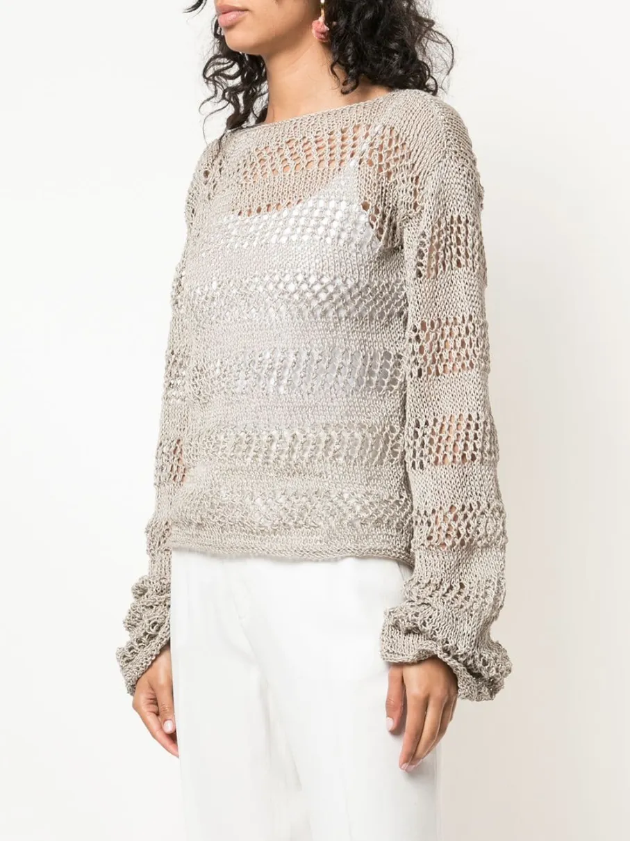 Loose Knit Linen Sweater