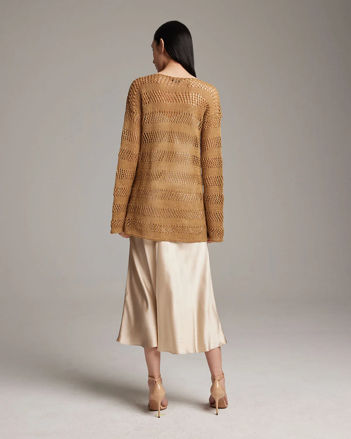 Loose Knit Linen Sweater