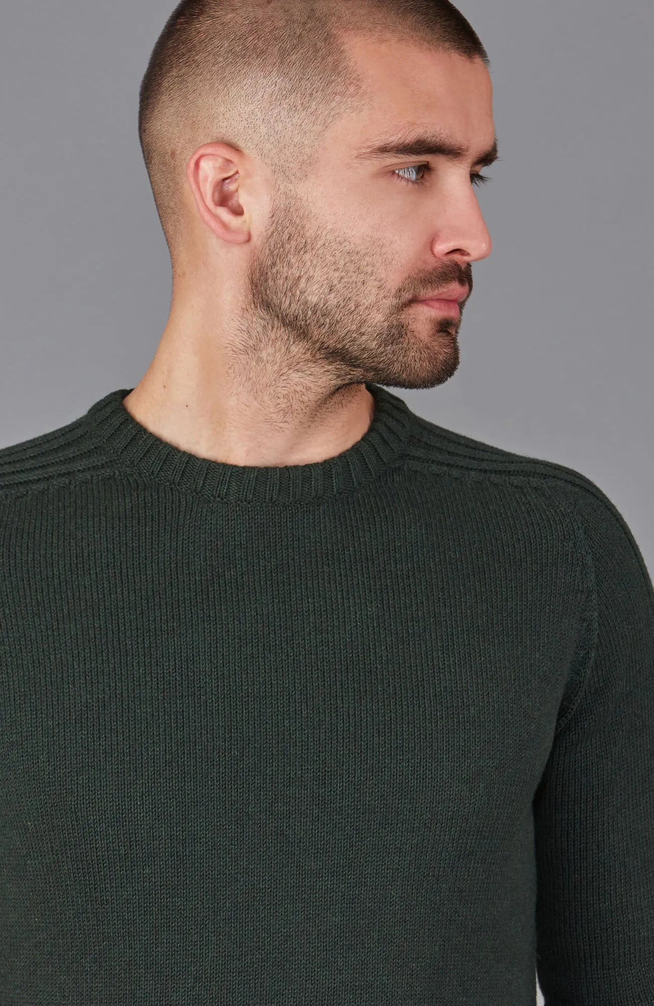 Mens Organic Cotton Crew Neck Jumper