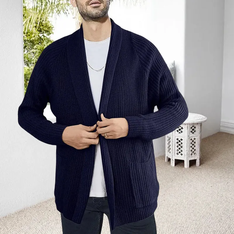 Men's Simple Pocket Cardigan