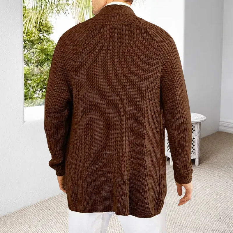 Men's Simple Pocket Cardigan