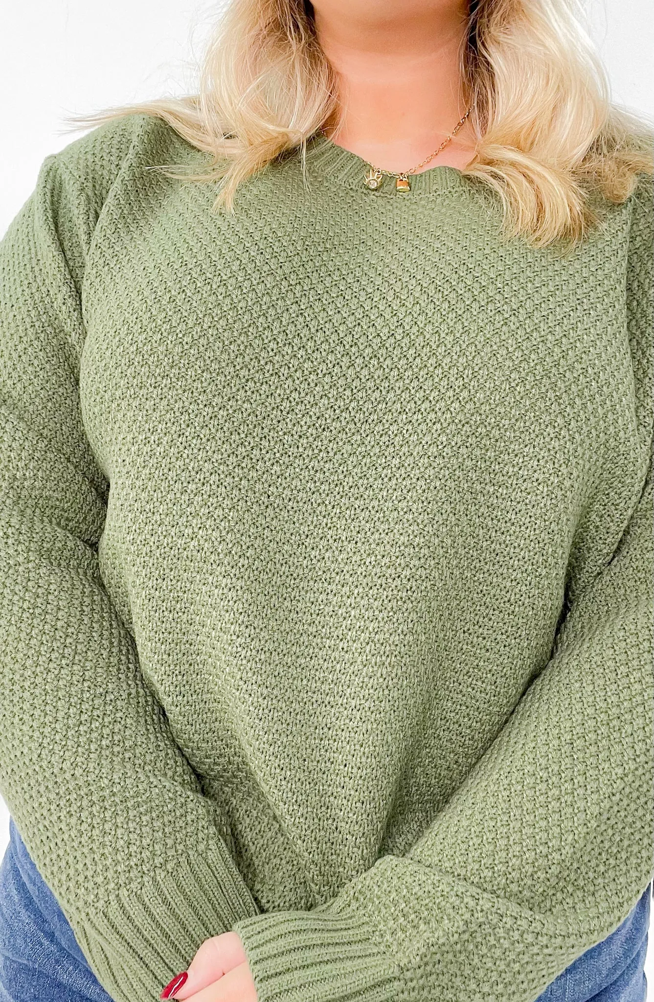 Mid-weight Round Neck Curvy Sweater