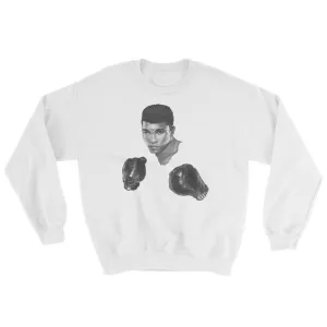 Mo Ali Boxing Sweatshirt Illustrated by Robert Bowen