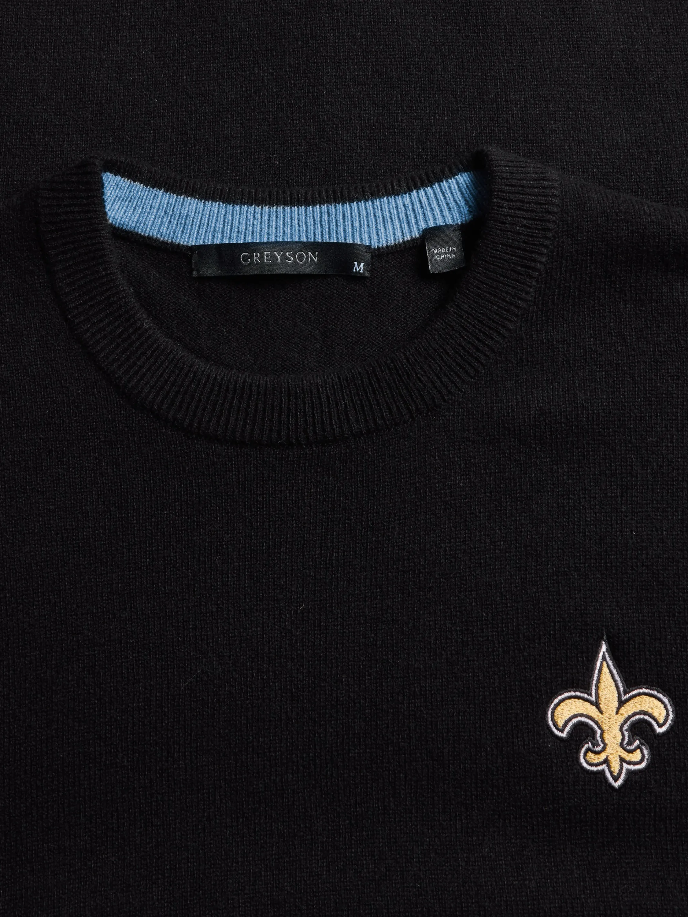 New Orleans Saints Tomahawk Cashmere Crewneck Sweater