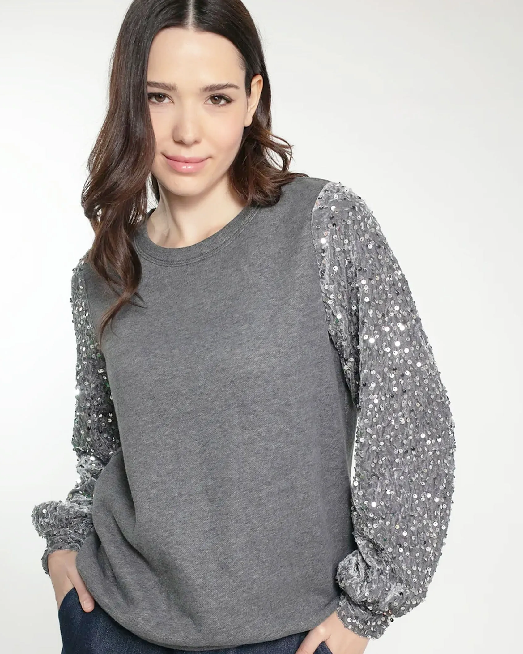 Nooki Clifton Sequin Sweater