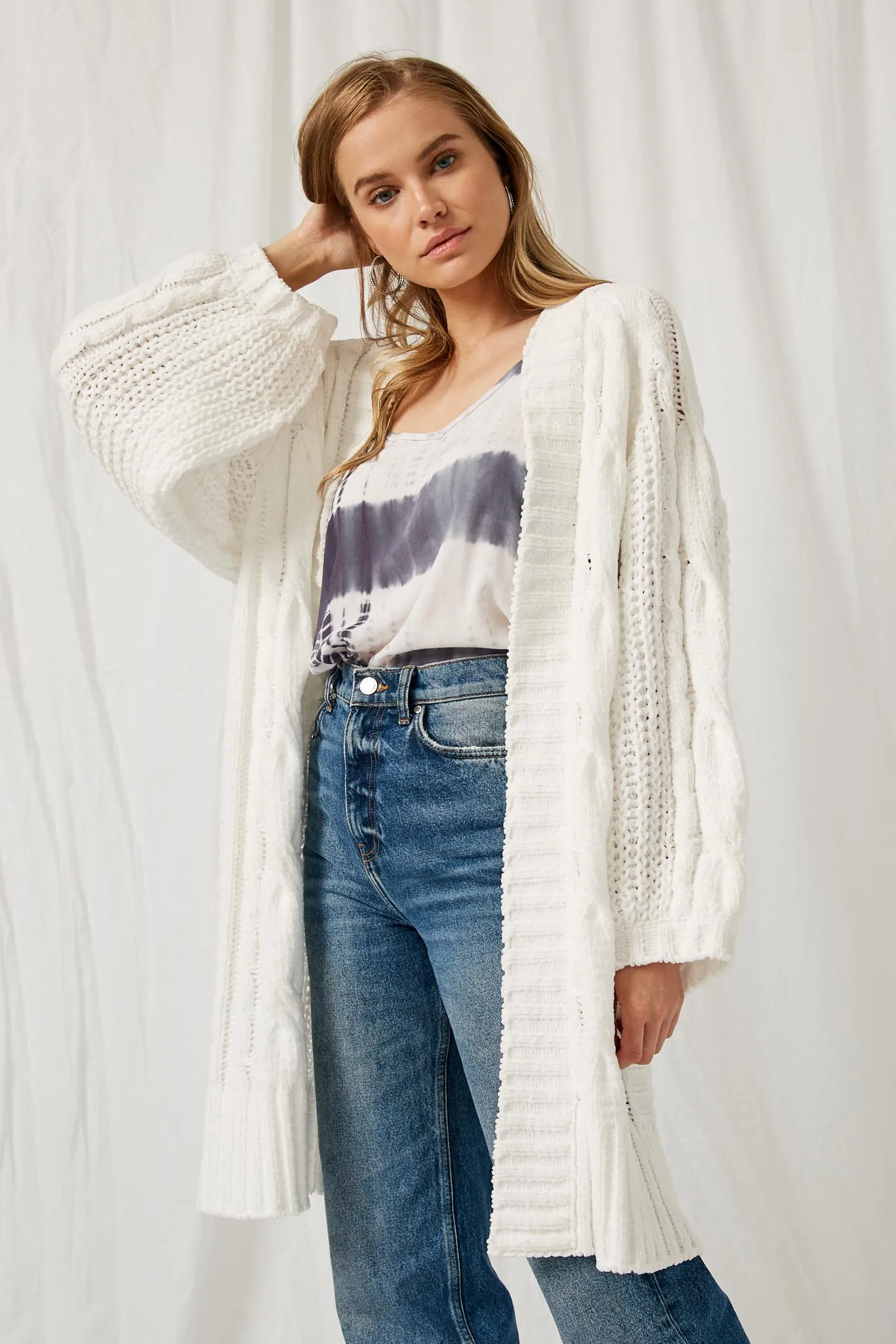 Oversized Sweater Knit Cardigan