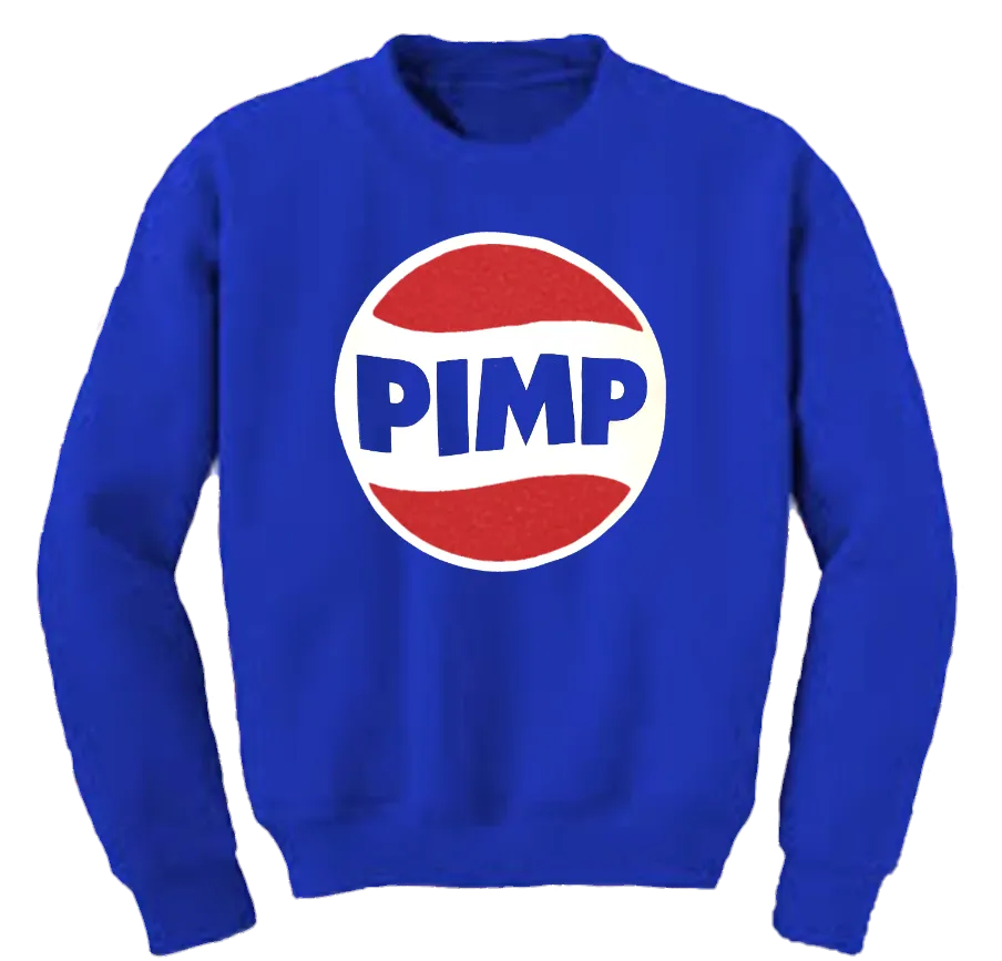 Pimp Signature Sweatshirt in Blue