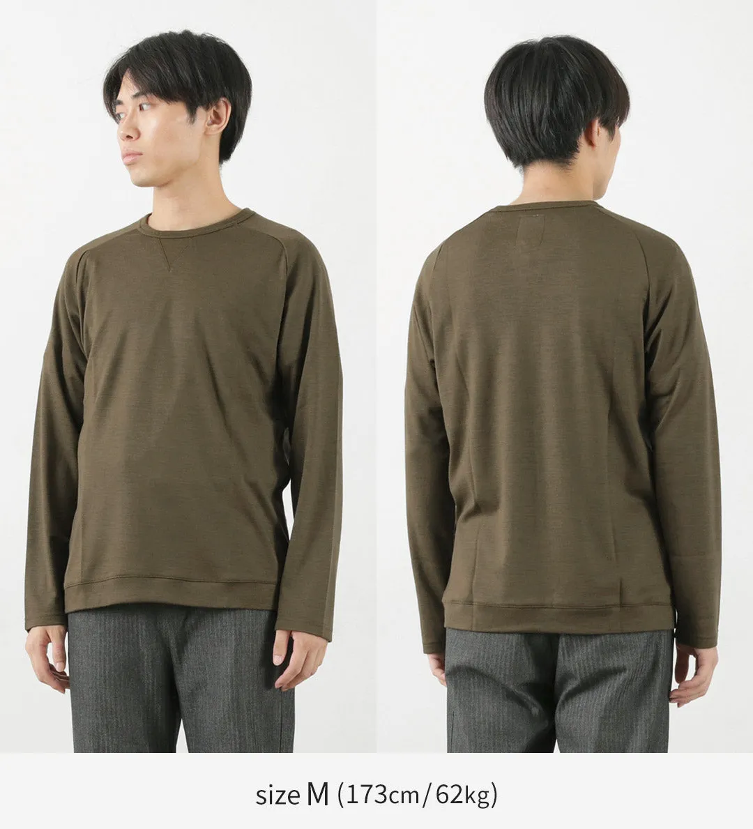 RE MADE IN TOKYO JAPAN / Dress Wool Knit Crew Neck