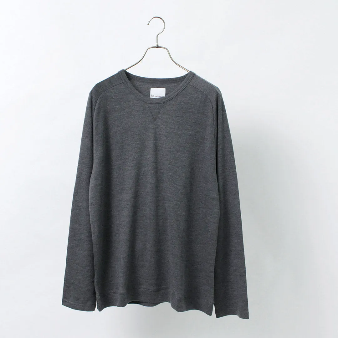 RE MADE IN TOKYO JAPAN / Dress Wool Knit Crew Neck