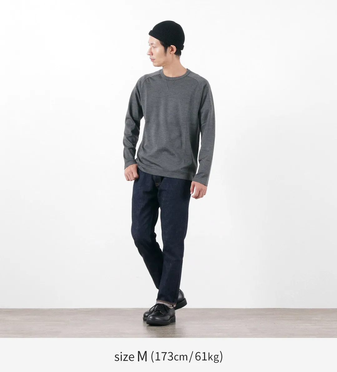 RE MADE IN TOKYO JAPAN / Dress Wool Knit Crew Neck