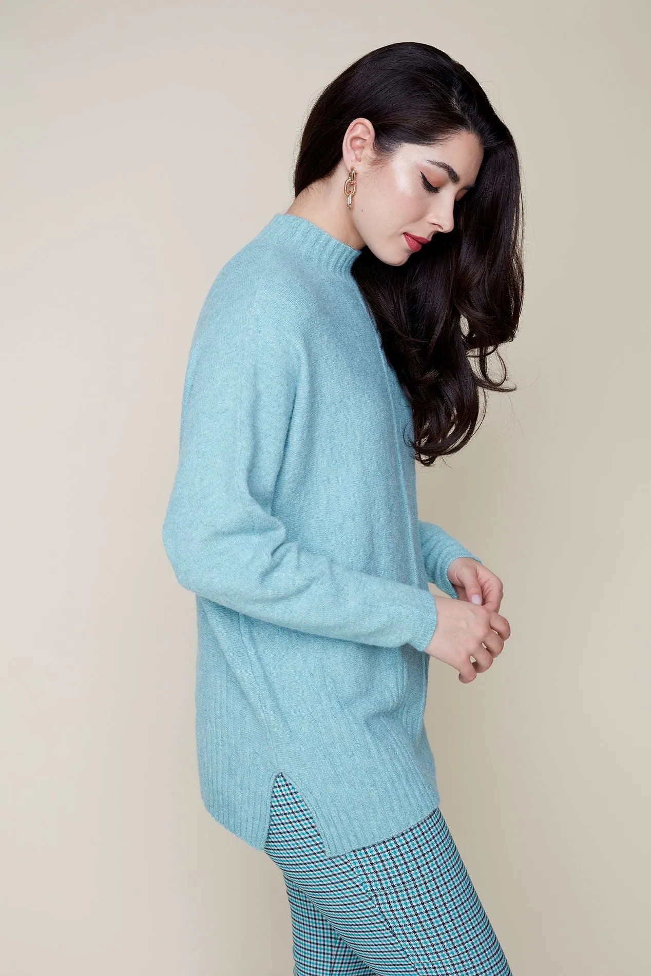 Renuar R6906 Mock Neck Sweater