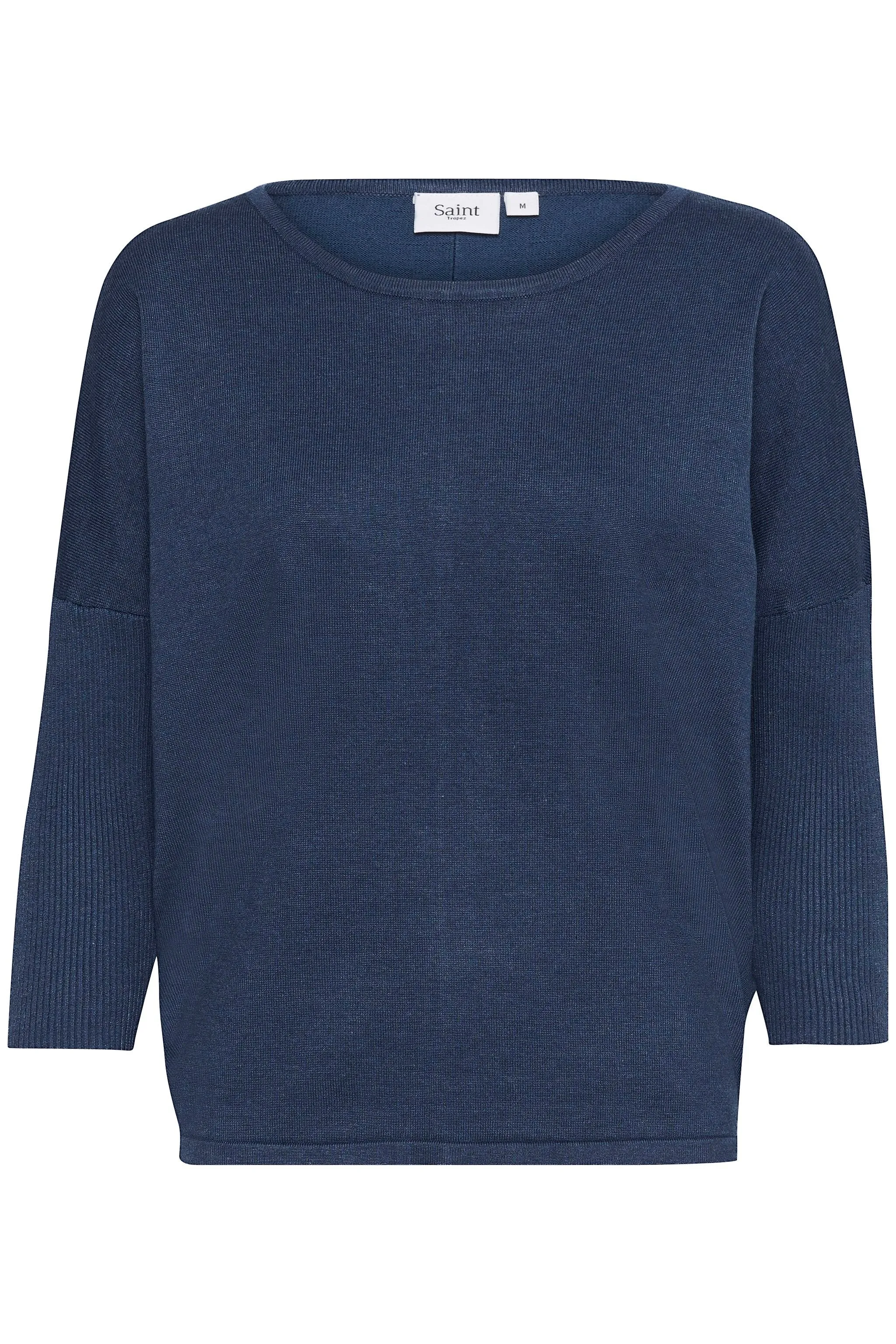 Saint Tropez Mila Roundneck Pullover in Titan