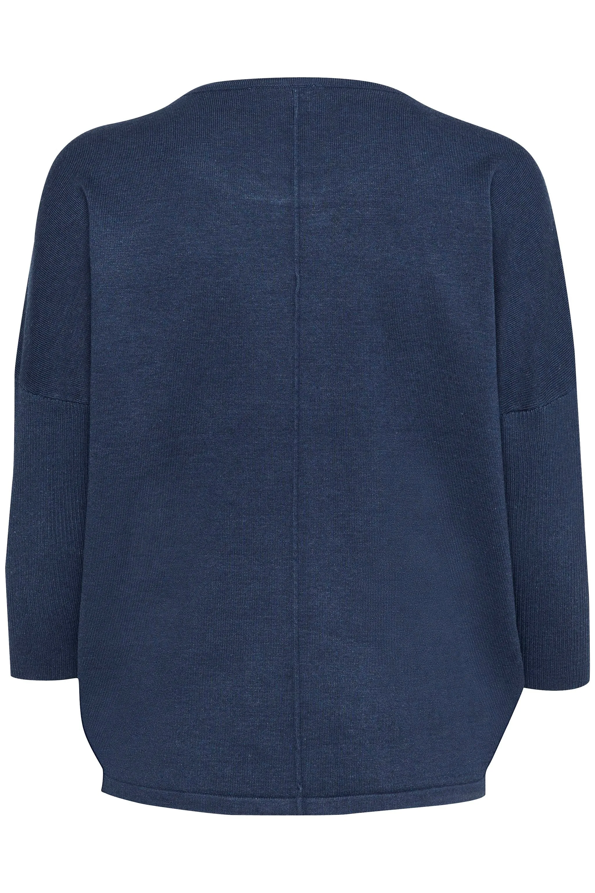 Saint Tropez Mila Roundneck Pullover in Titan