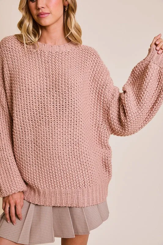 Soft Reflections Chunky Yarn Sweater