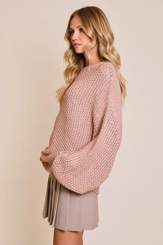 Soft Reflections Chunky Yarn Sweater