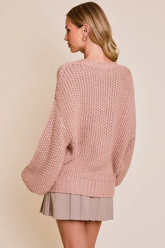 Soft Reflections Chunky Yarn Sweater