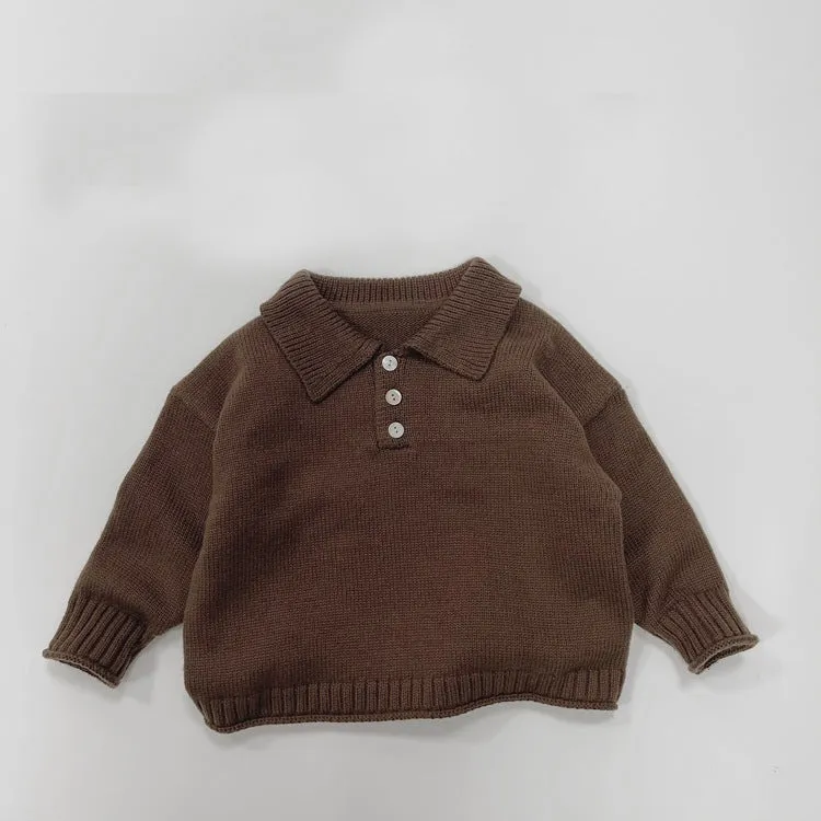 Spring Kid's Thin Sweater Knitwear Cardigan