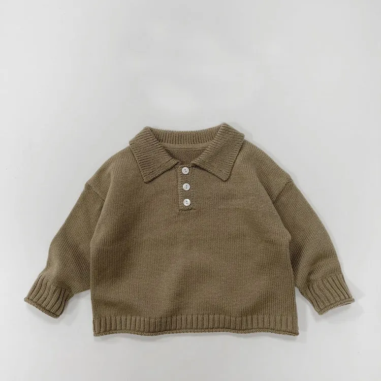 Spring Kid's Thin Sweater Knitwear Cardigan